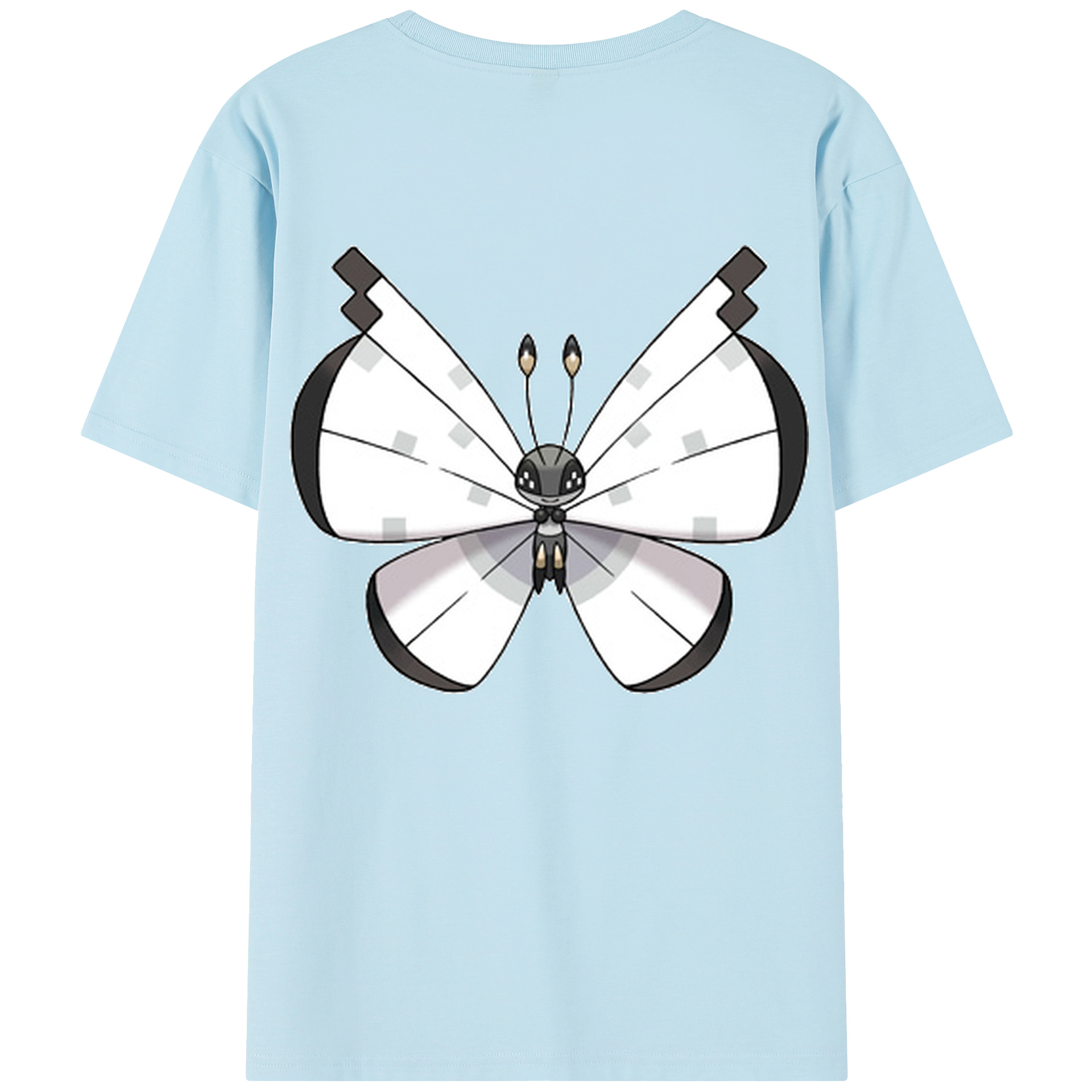 （画像用） ポケットモンスター Pokémon 綿100％半袖Tシャツ（背面プリント）